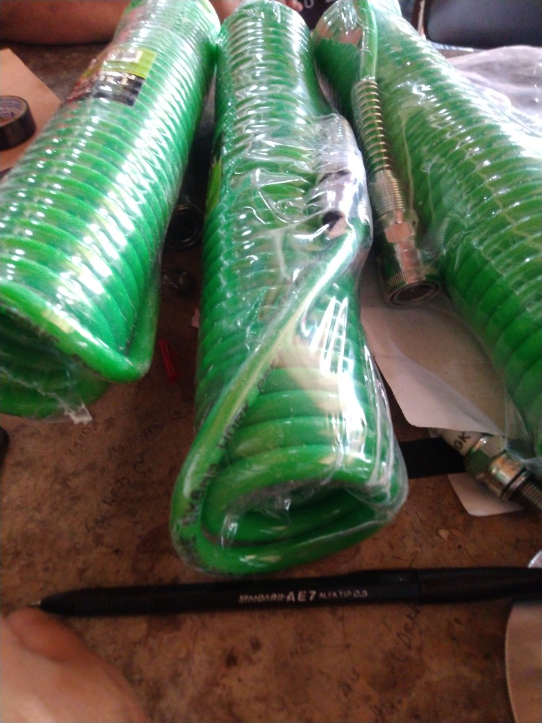 Selang Angin Kompresor Spiral (5x8 Mm) 6 M / Recoil Hose Tekiro