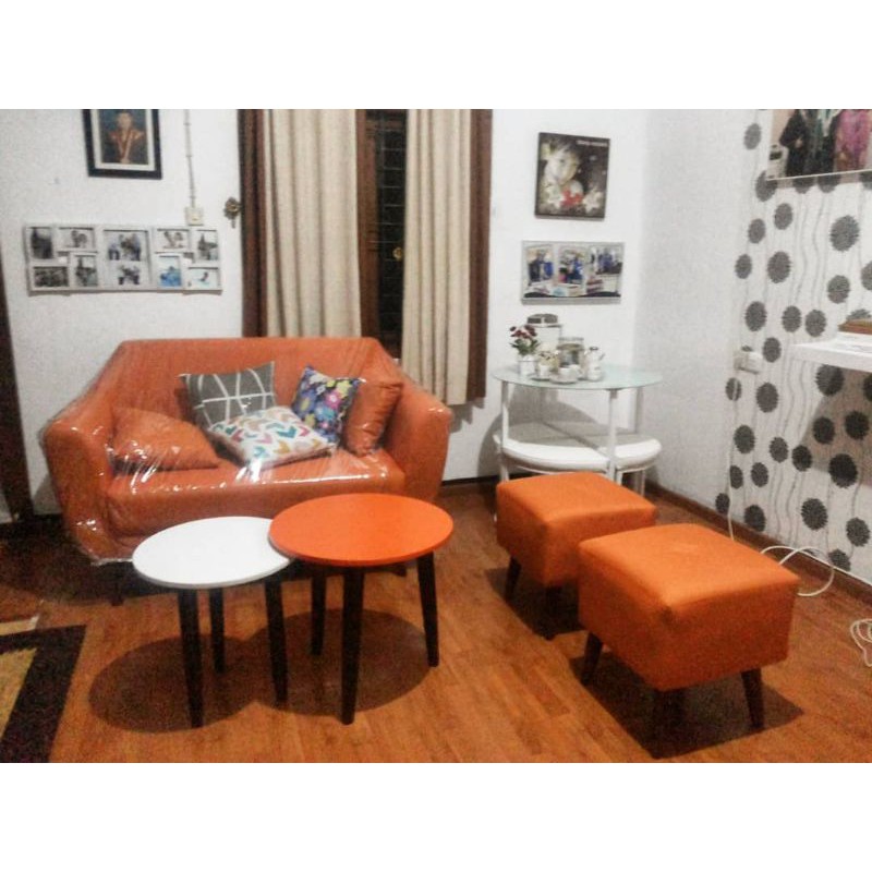 sofa set retro stoll minimalis