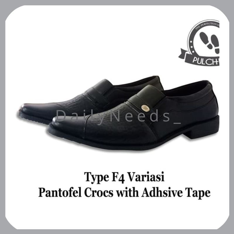 SEPATU PRIA Sepatu Pantofel SEPATU PRIA FORMAL SEPATU Pantofel SEPATU KERJA Crocs with Adhsive Tape