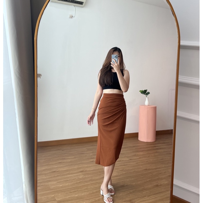 LUXETO - Athalea Skirt | Wrap Skirt | Wrap Skirt Instant | Rok Wrap Instan