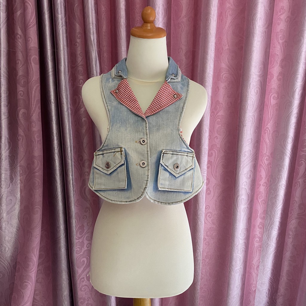 Preloved unbranded rompi denim