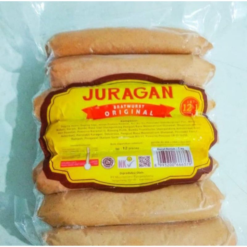 Juragan Sosis Bratwurst Jumbo 1000gr