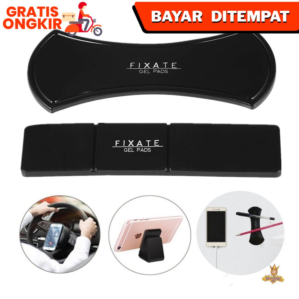 

[BAYAR DITEMPAT] Fixate Gel Pads Flourish Sticky Gel Nano Rubber Pad Sticky Pad 2pcs