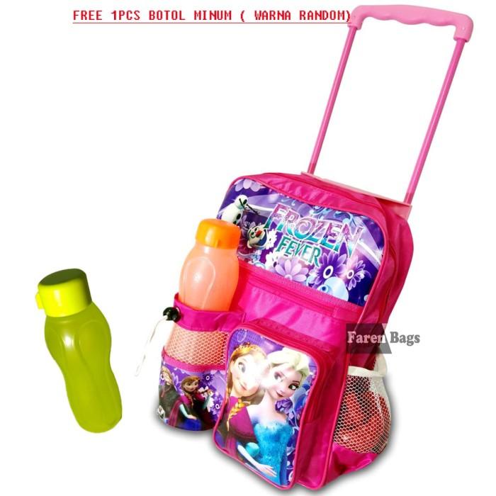 Troli Sekolah Anak Sd Frozen Tas Roda Anak Perempuan Tas Anak
