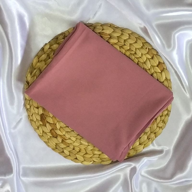 180 X 75** Pashmina Tali Jahit Tepi Thalia Shawl Pashmina Diamond Sabyan-Dusty pink