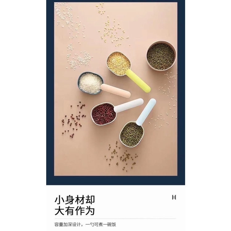 hokkiterus21 SENDOK TAKAR JEPIT 2in1 jepitan takaran kopi beras tepung makanan