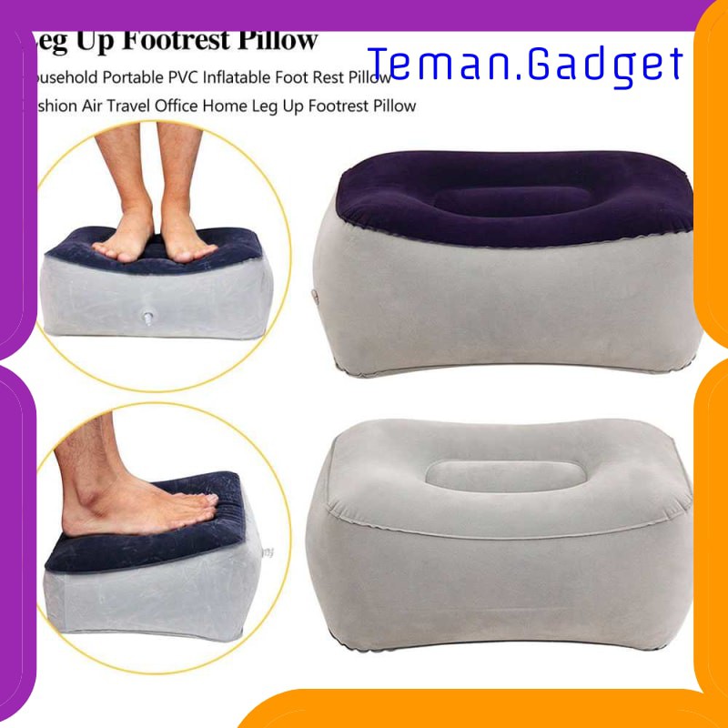 TG-FS070 TaffHOME Bantal Angin Kaki PVC Inflatable Relaxing Pillow - JJ06114