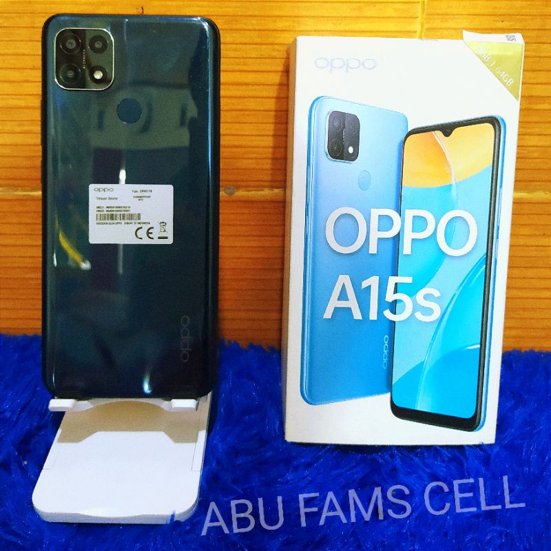 Oppo A15s 4/64 Handphone Murah Second Original 100%