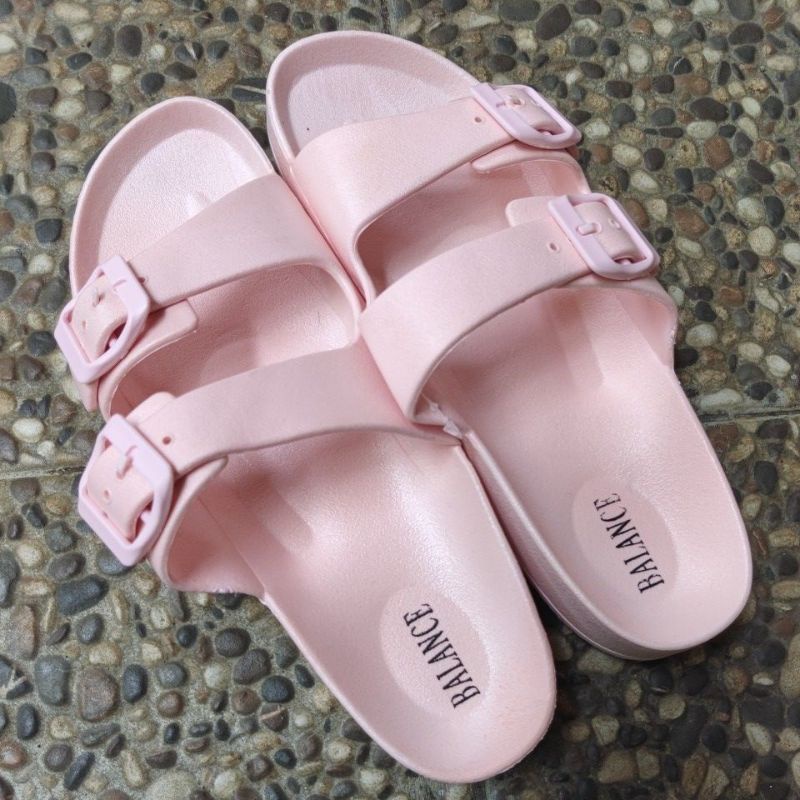 Sandal Slop Wanita Jelly Import Birken Strip 2172 BALANCE