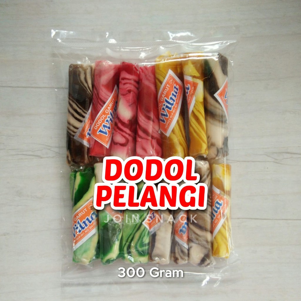 

Dodol Garut Pelangi alias Makanan dan cemilan khas Garut Sundanese