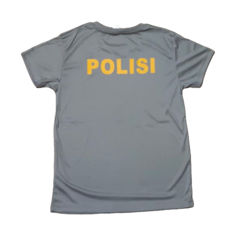 Kaos coklat polisi / dalaman pdl polri jatah terbaru