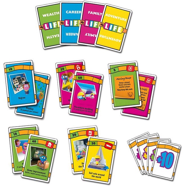 The Game Of Life Adventures Card Game Board Games ENGLISH