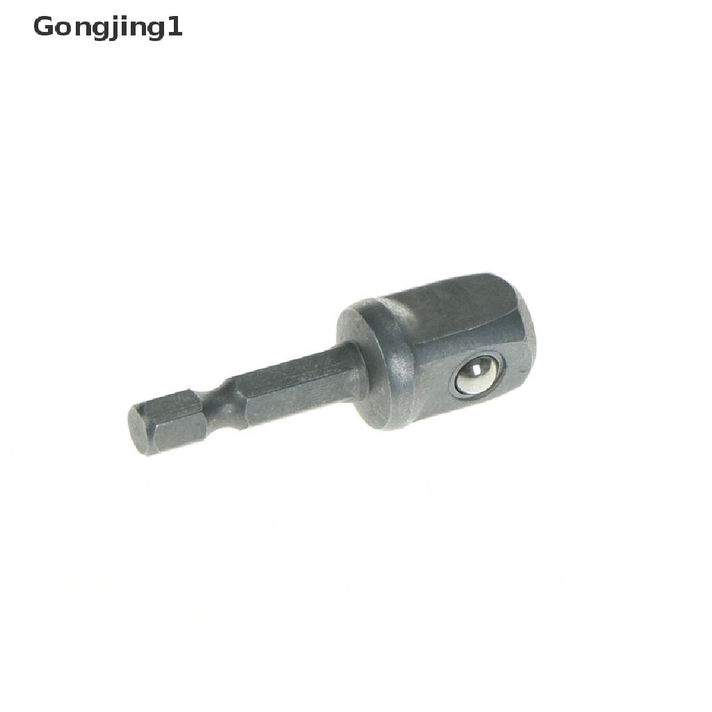 Gongjing1 3pcs / Set Adapter Mata Bor Hex Shank 1 / 4 &quot;3 / 8&quot; 1 / 2 &quot;