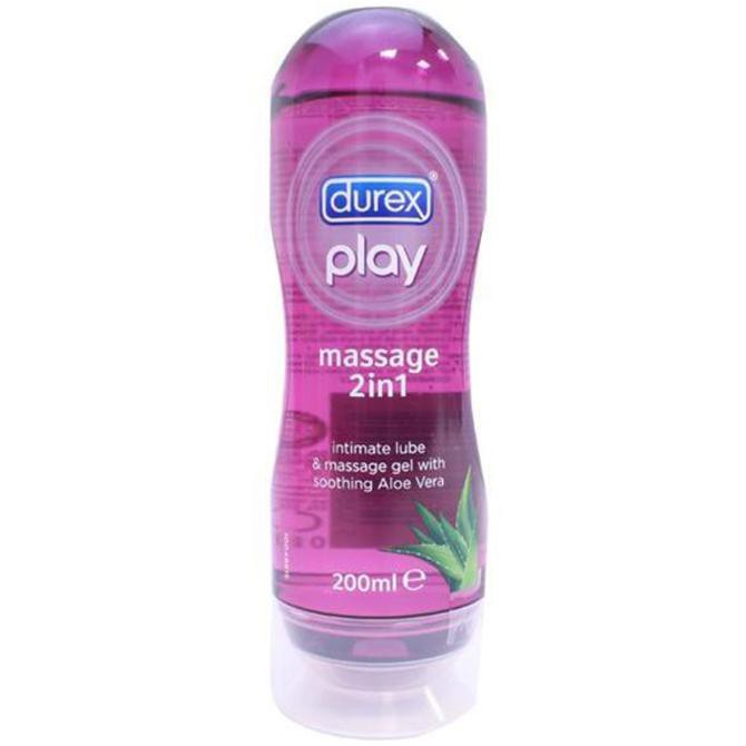 Pelumas Wanita Sensasi Nikmat 10x Durex Play Massage 2 In 1 200ml Shopee Indonesia