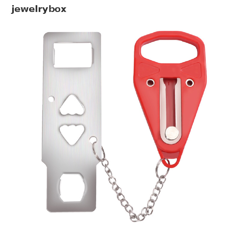 (jewelrybox) Kunci Pengaman Pintu Portable Anti Maling Untuk Hotel / Travel