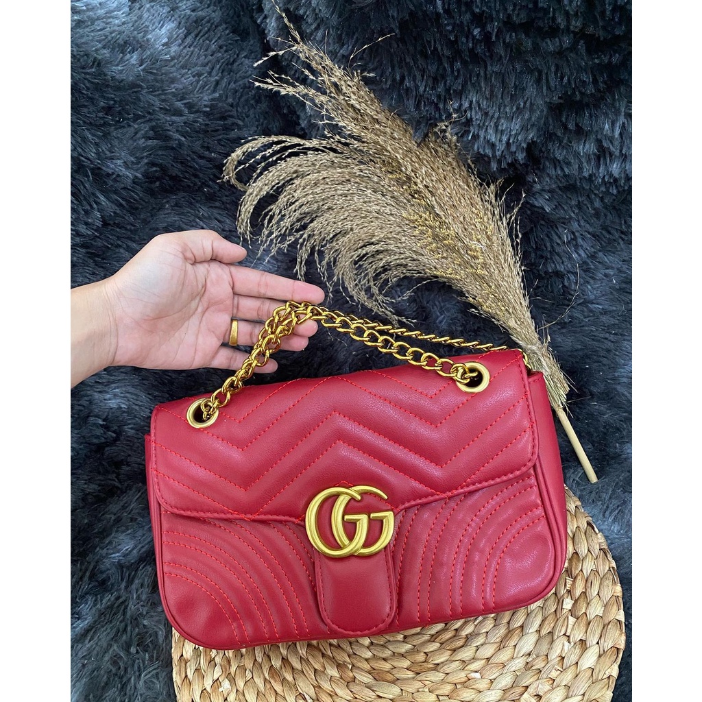 tas kerja.tas pesta.slingbag.tas wanita kualitas mirror. GC marmont sling bag