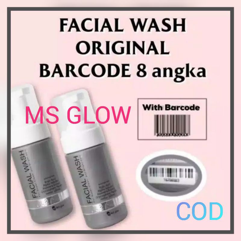 [ BARCODE ] MS GLOW FACIAL WASH ORIGINAL BARCODE