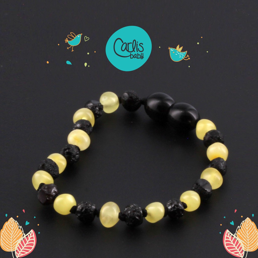 CE168 Gelang Amber Tumbuh Gigi Bayi By Carlis Baby