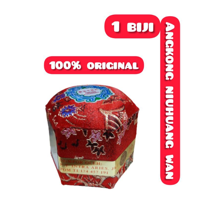 Angkong Niu Huang Wan 100% Original BPOM