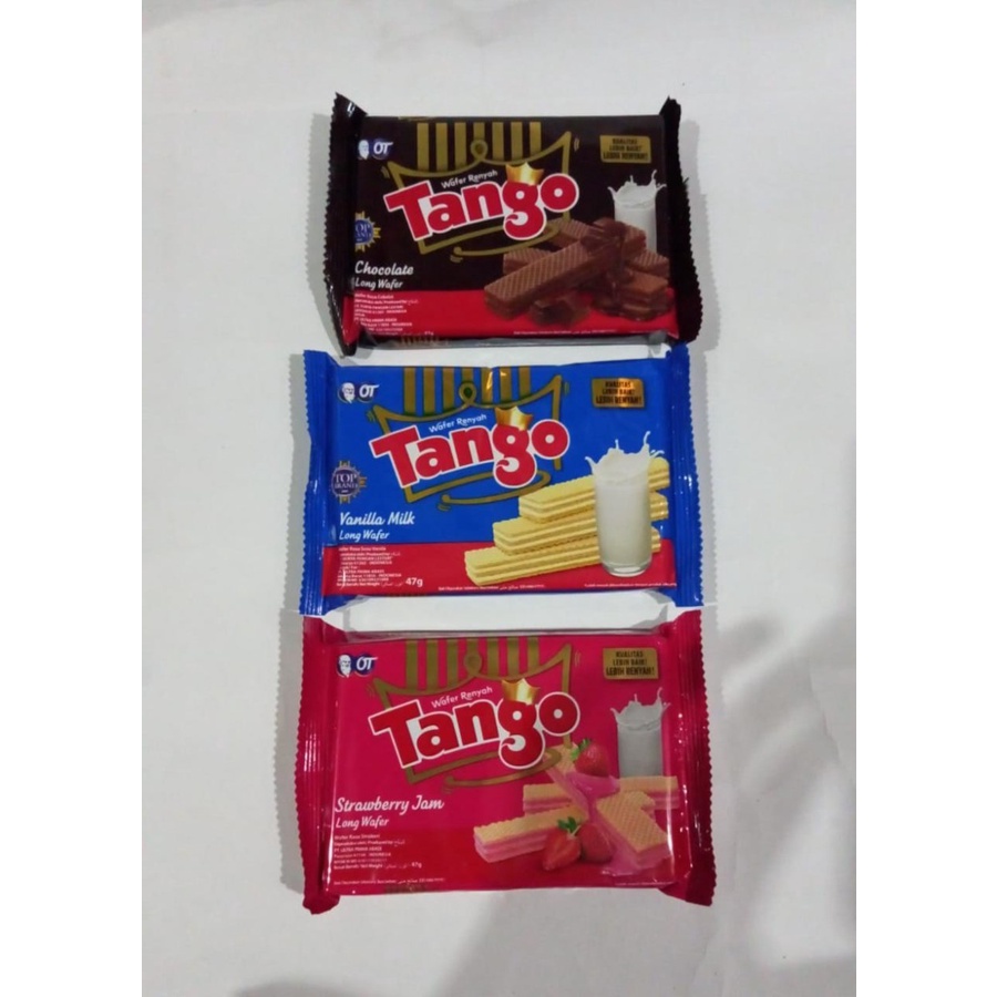 

WAFER TANGO 47 GRAM RASA COKLAT & STRAWBERRY