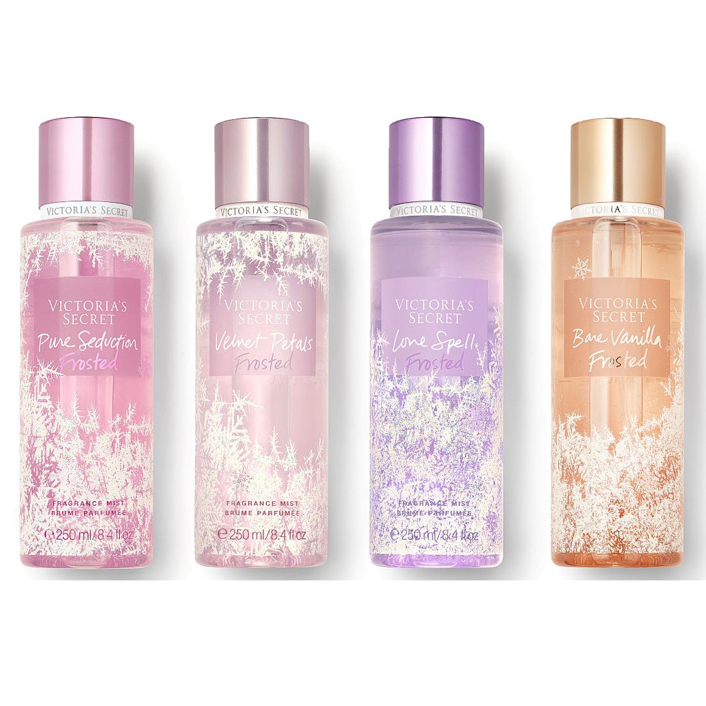 Parfum mist. Виктория Сикрет Love Spell Frosted. Виктория Сикрет мист Love Spell Frosted. Виктория Сикрет мист Лаванда и ваниль. Мист Виктория Сикрет состав.