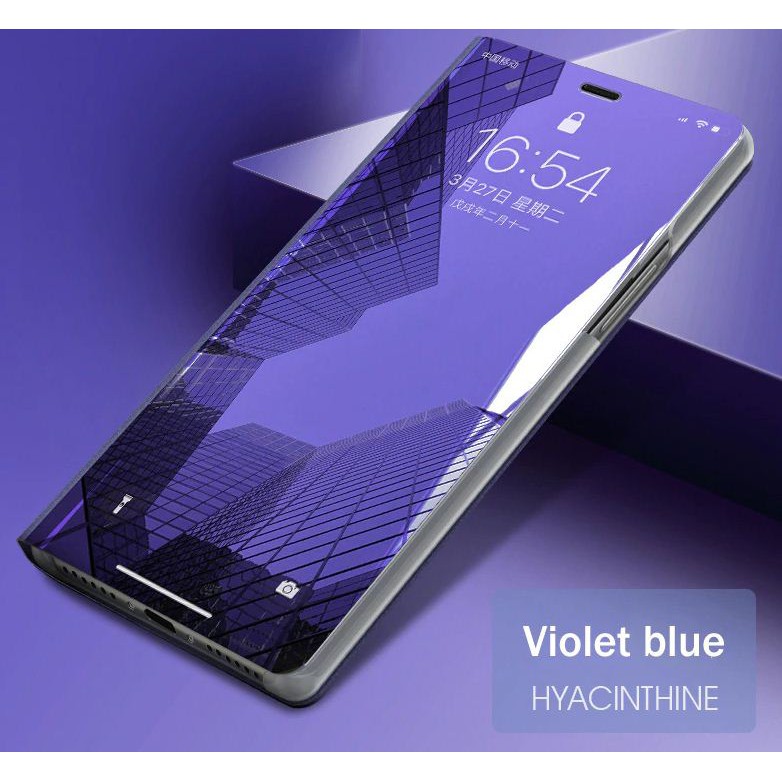 Sarung Buku Flip Mirror View Casing Case Xiaomi Redmi 6 / Redmi 6A / Redmi 7 / Redmi 7A / Redmi 8 / 