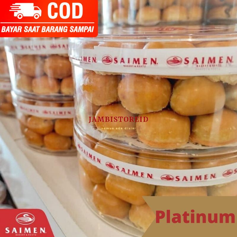 (JAMBISTOREID) Kue Nastar Platinum Premium Saimen Jastip Cemilan Snack Oleh-Oleh Kue Roti Jambi COD