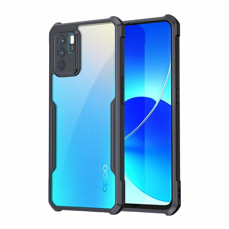CASE OPPO RENO 6(5G)/6(4G)/5 HARDCASE SHOCKPROOF TRANSPARAN ARMOR