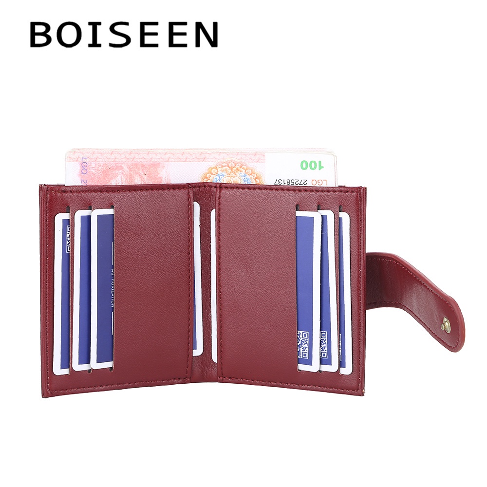 BOISEEN N1889 Dompet Kartu Wanita Bahan Kulit PU Leather Premium WATCHKITE WKOS