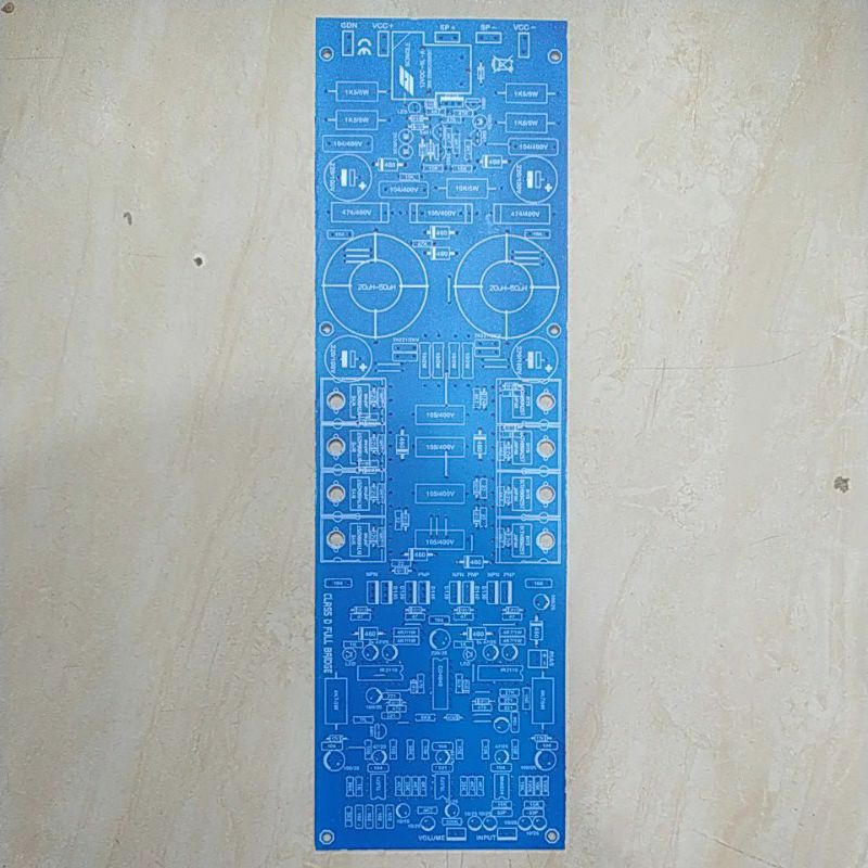 PCB Class D Fullbridge 8 Fet