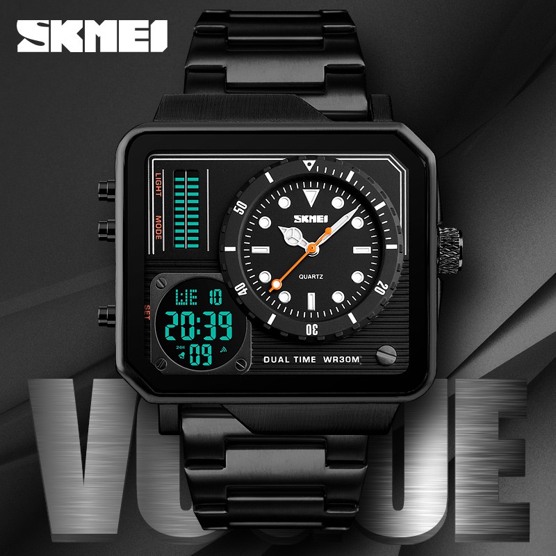 SKMEI Vogue Jam  Tangan  Digital Analog Dual TIme Pria  1392 