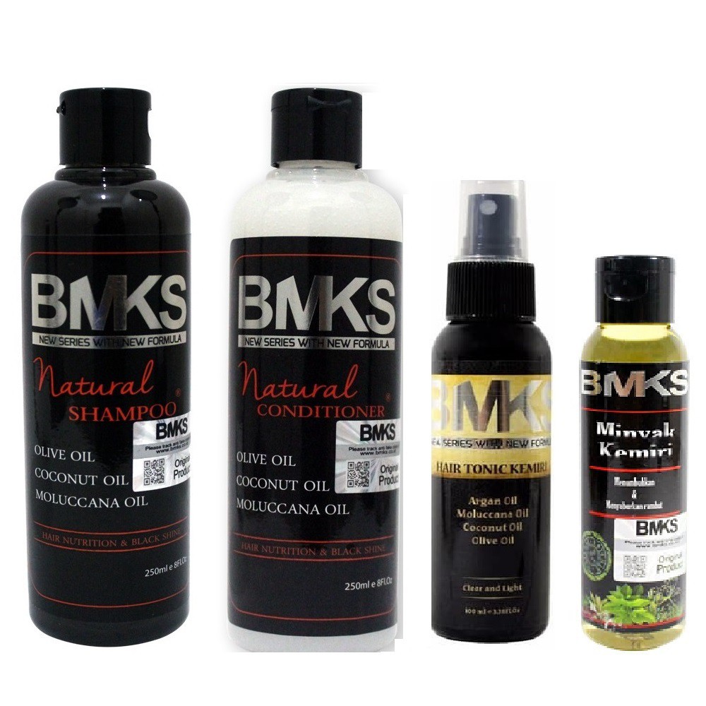 Takarai Paket BMKS 4in1 BPOM (SHAMPO + CONDITIONER+ HAIR TONIC + MINYAK KEMIRI) ASLI 100% Original