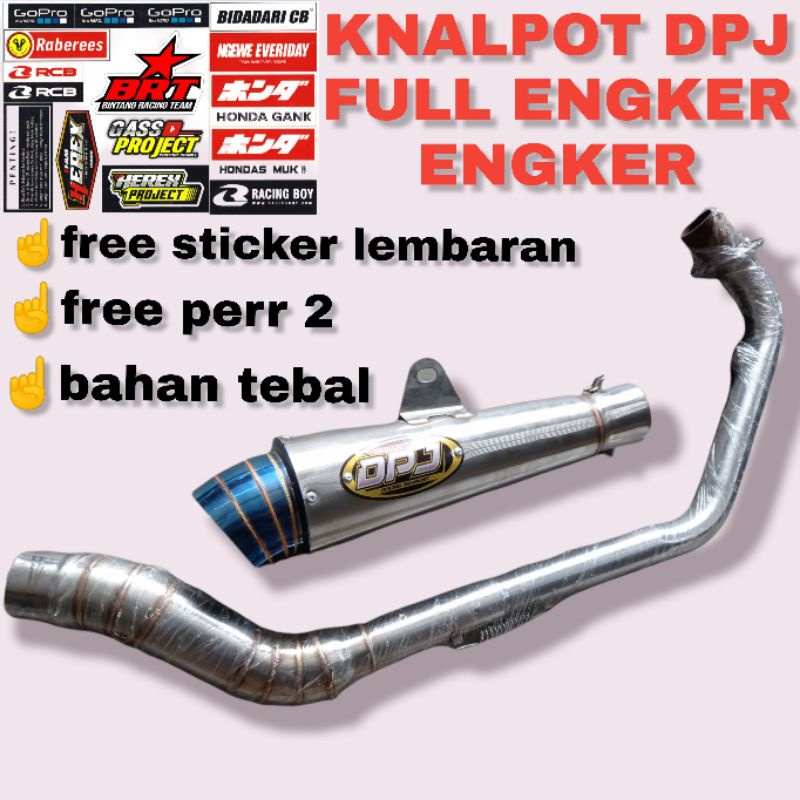 Knalpot dpj sonic satria fu vixion cbr new cbr old megapro tiger supra gtr