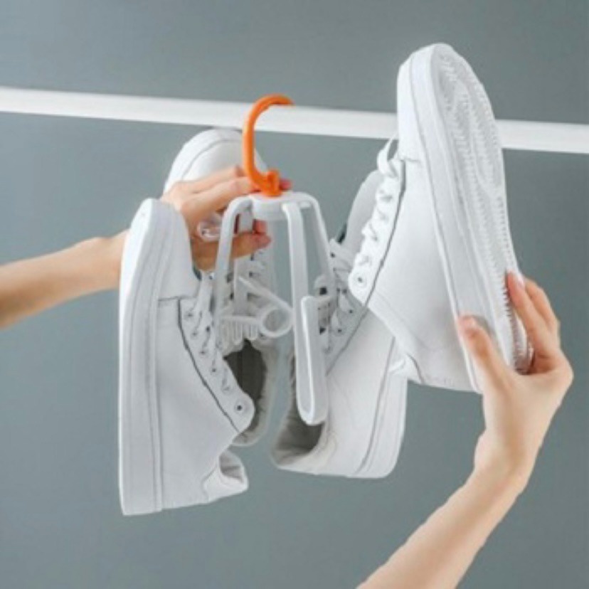 Hanger Sepatu Gantung 4 in 1 Foldable Jemuran Sepatu