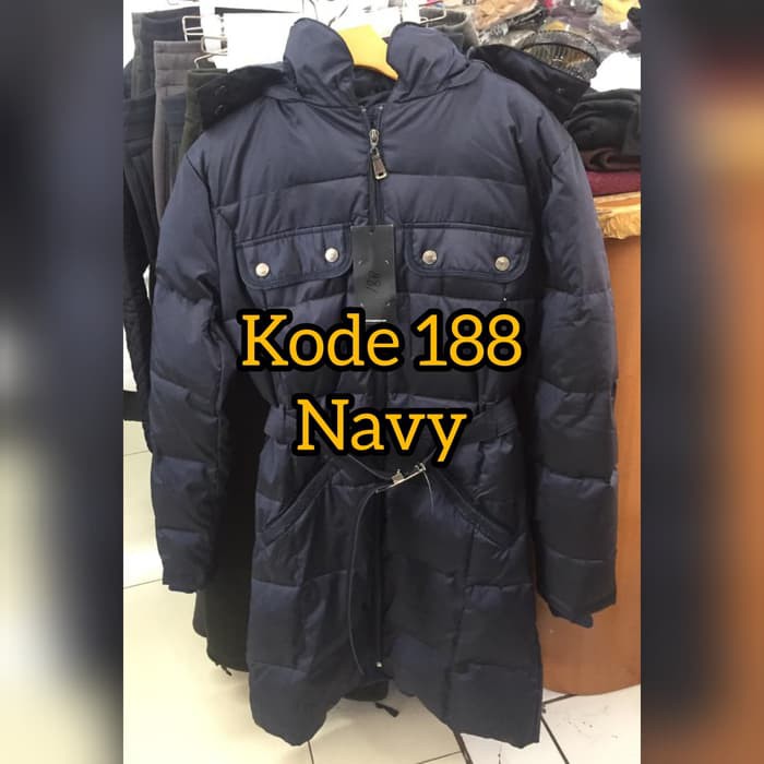 Jaket Bulu Angsa Wanita - kode 188 | Winter Jacket | Down | Longcoat