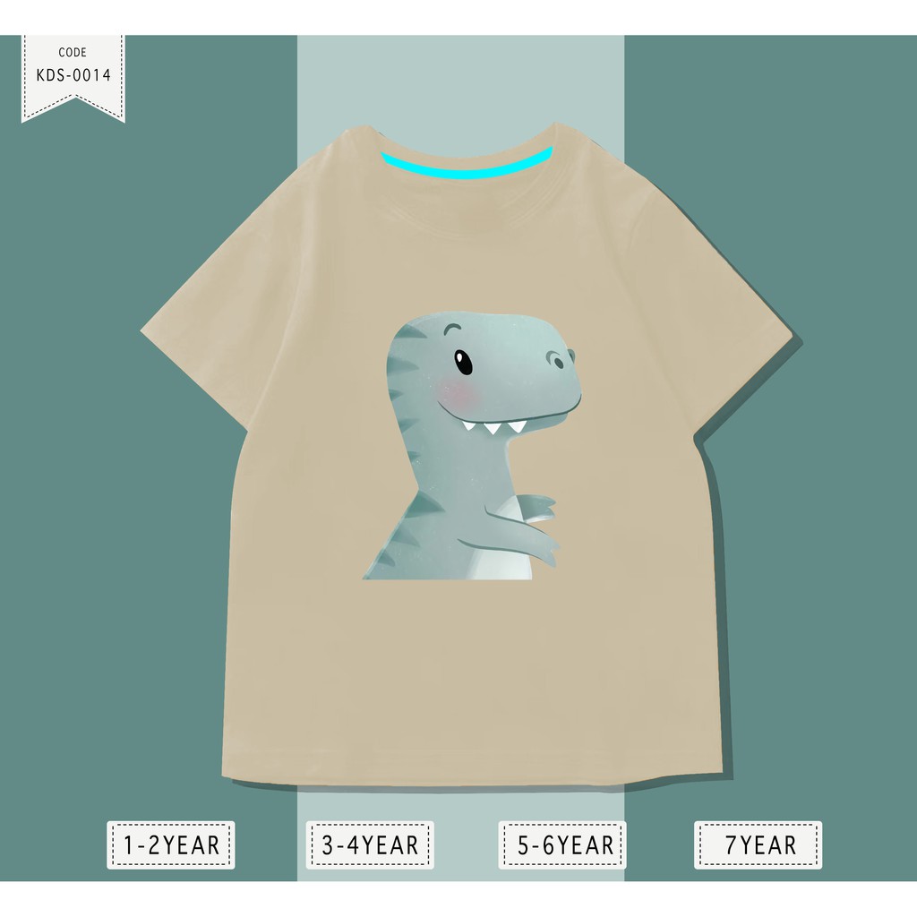 Baju Anak Dinosaurs / Kaos Distro DTF Anak Laki Laki dan Perempuan / Unisex / Motif Kartun