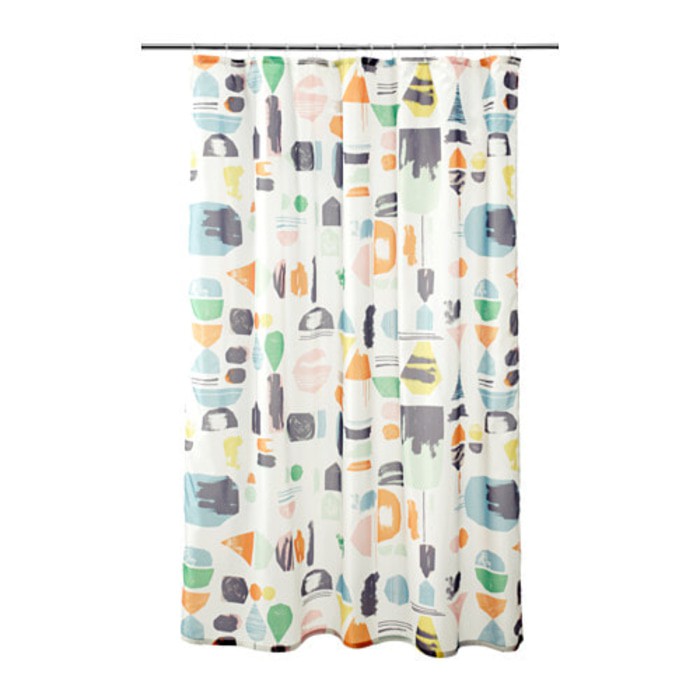 Tirai Kamar Mandi Aneka Warnai IKEA DOFTKLINT Shower Curtain