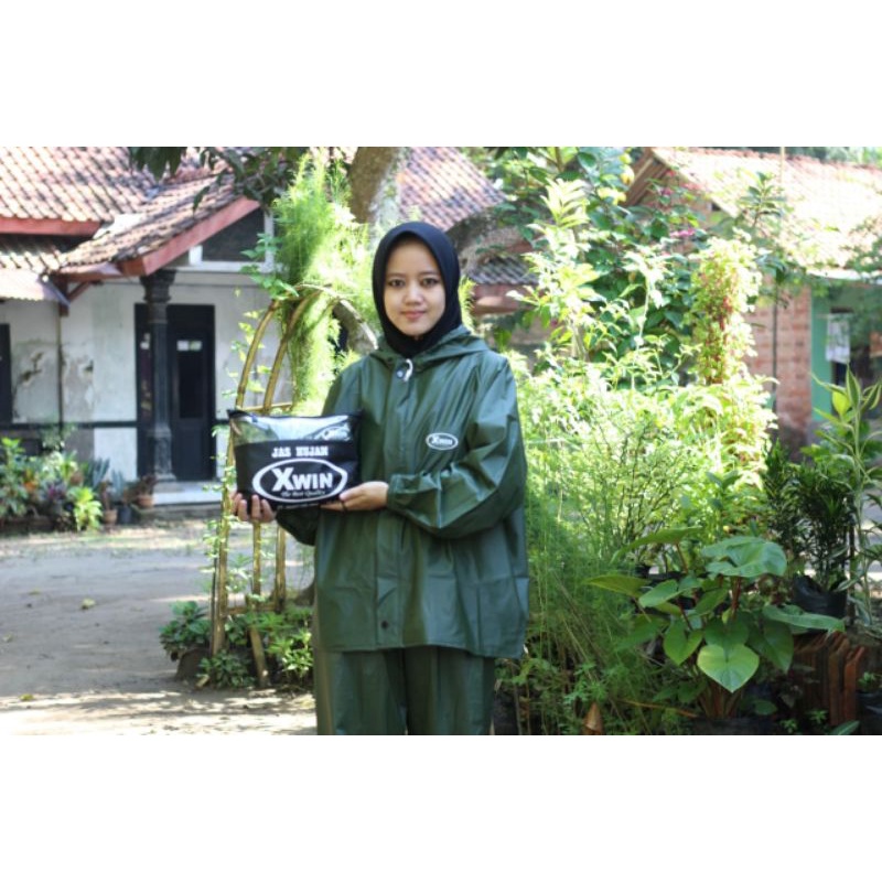 RainCoat,Jas Hujan Mantel Setelan Jaket Celana Pria wanita Tebal Elastis Antiair Murah