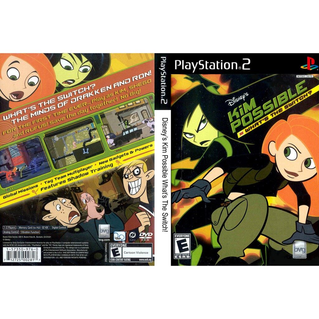 Kaset Ps2 Game Kim Possible - What's the Switch