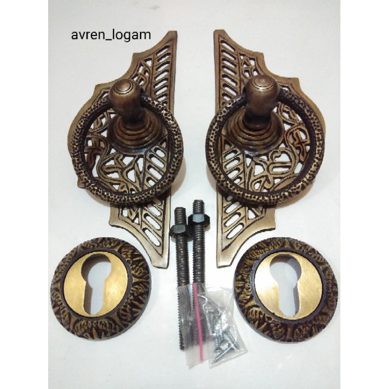 HANDLE PINTU+LUBANG KUNCI ANTIK