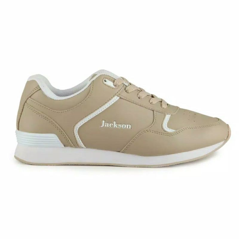 Sepatu Sneakers Pria Jackson Original HYPE 1SB Beige