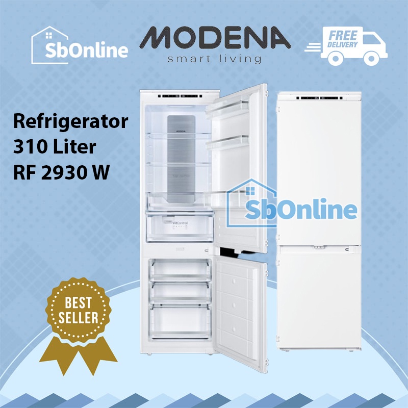 MODENA Built In Refrigerator 310 Liter - RF 2930 W