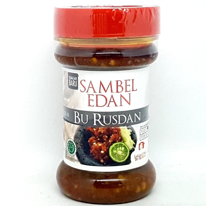 

BU RUSDAN SAMBEL EDAN 170gr | SAMBAL CABE PEDAS PEDES ASLI RAWIT KOREK ASLI KHAS SURABAYA