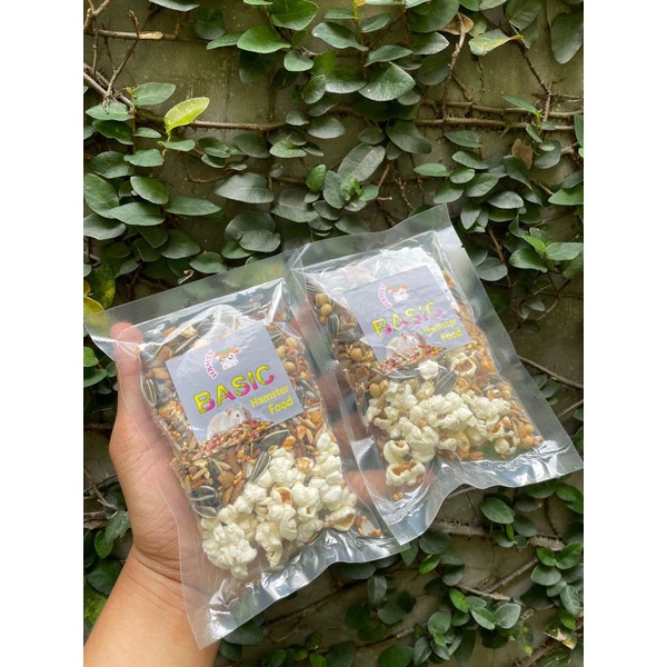 BASIC Makanan hamster Makanan harian hamster kemasan 100 gram