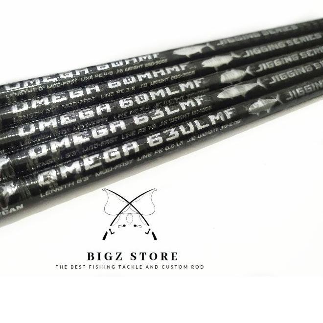 PROMO BESAR KODE-234 BLANK CARBON LYCAN OMEGA JIGGING SERIES TERBARU PE 0,6-1,2 1-3 2-4 3-6 4-8 BAHA
