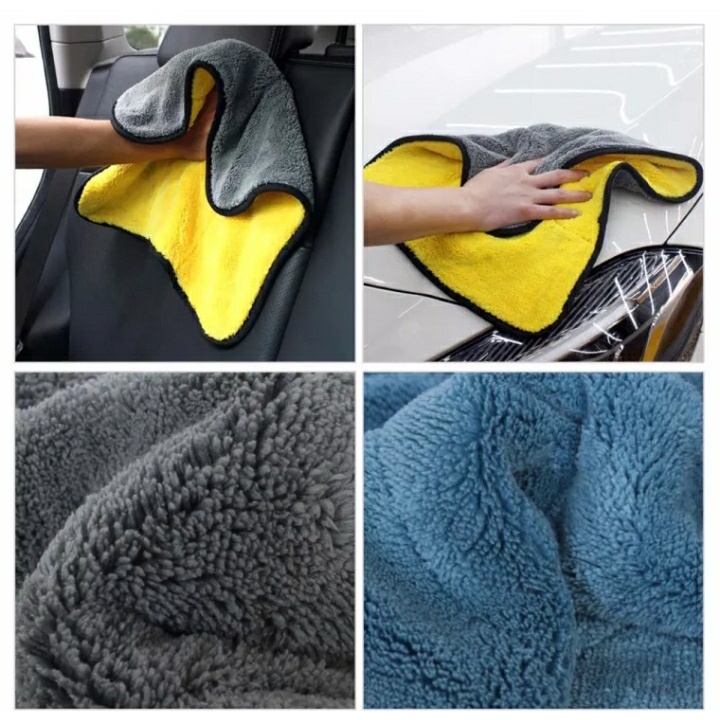 Kain Lap Serbaguna 2 Sisi Halus / Lap Mobil Microfiber Tebel Bahan Halus Lembut /Handuk Lap Kain Lap Mikrofiber Helm Motor Mobil Dapur - Handuk Lap Mikro Kain - Kain Lap Microviber Mikrofiber Murah