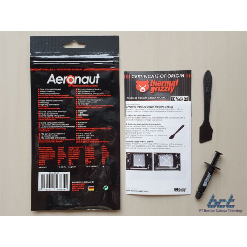 THERMAL GRIZZLY Aeronaut Thermal Paste 1 Gram