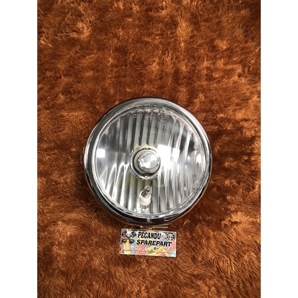 Lampu pesek lampu depan bulat model jute sudah led