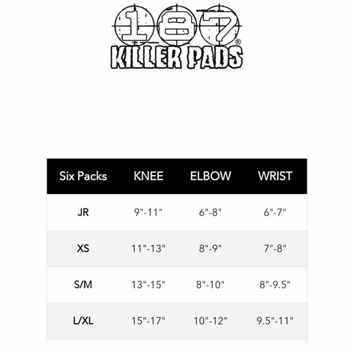 187 Killer Pads Six Pack