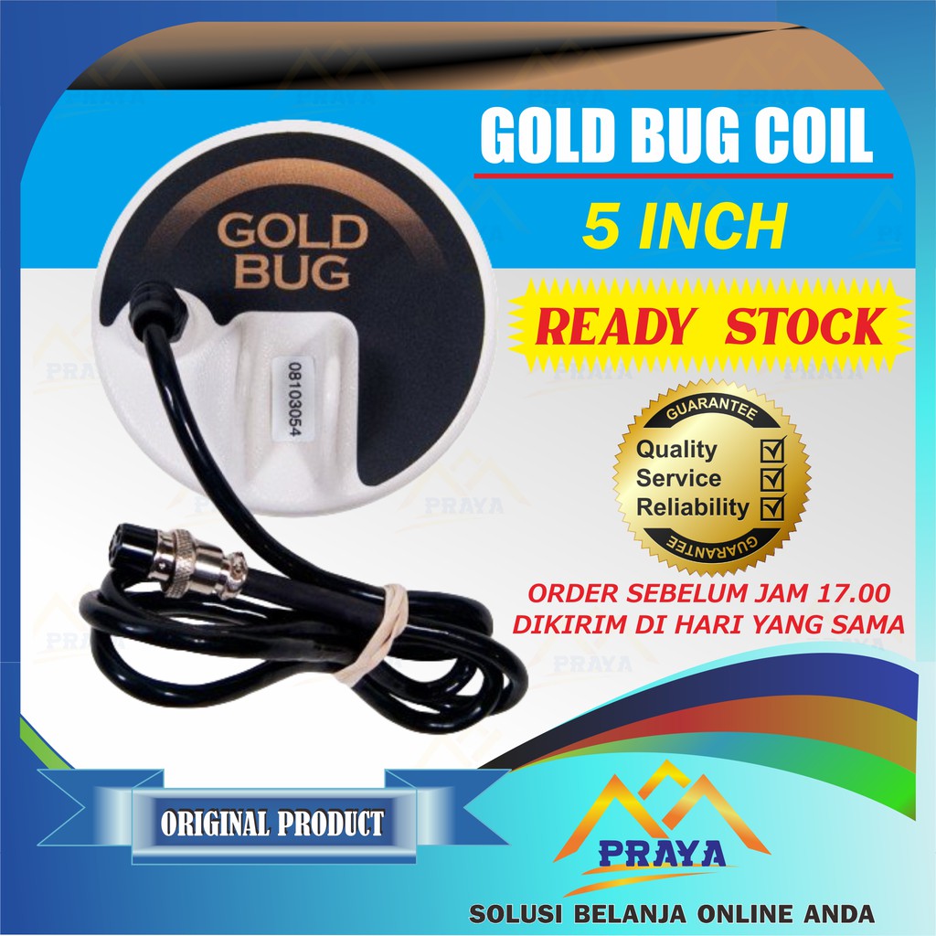 gold bug koil coil 5&quot; 5 inch metal detector bukan fs2 gold finder